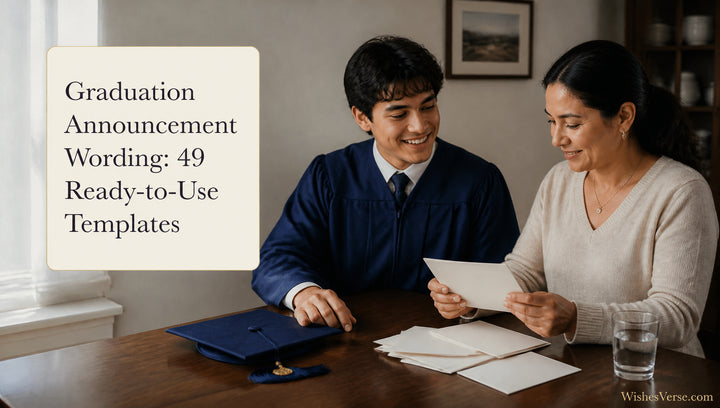 Graduation Announcement Wording: 49 Ready-to-Use Templates