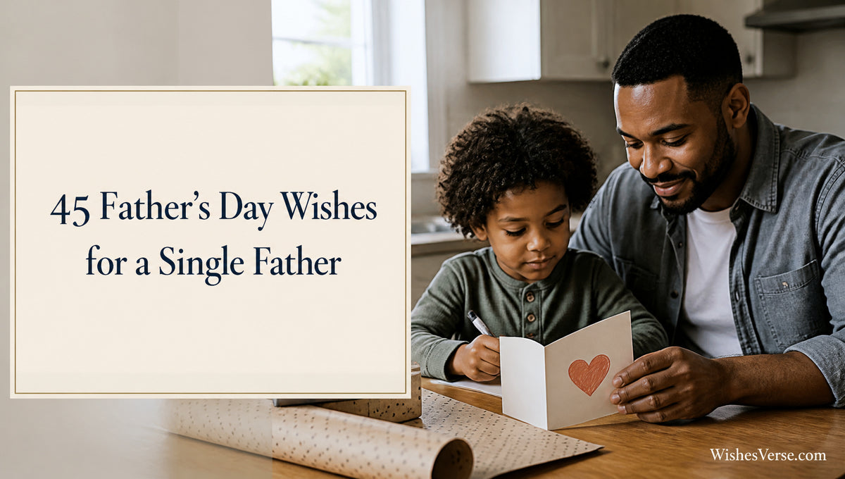 45 Father’s Day Wishes for a Single Father
