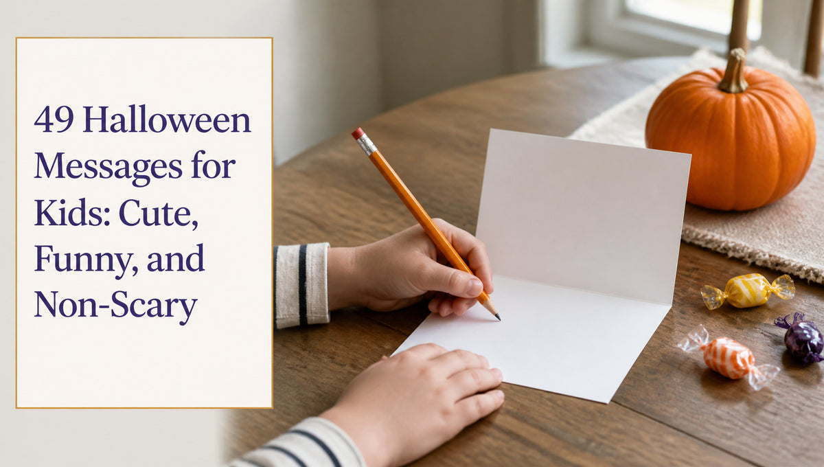 49 Halloween Messages for Kids: Cute, Funny, and Non-Scary