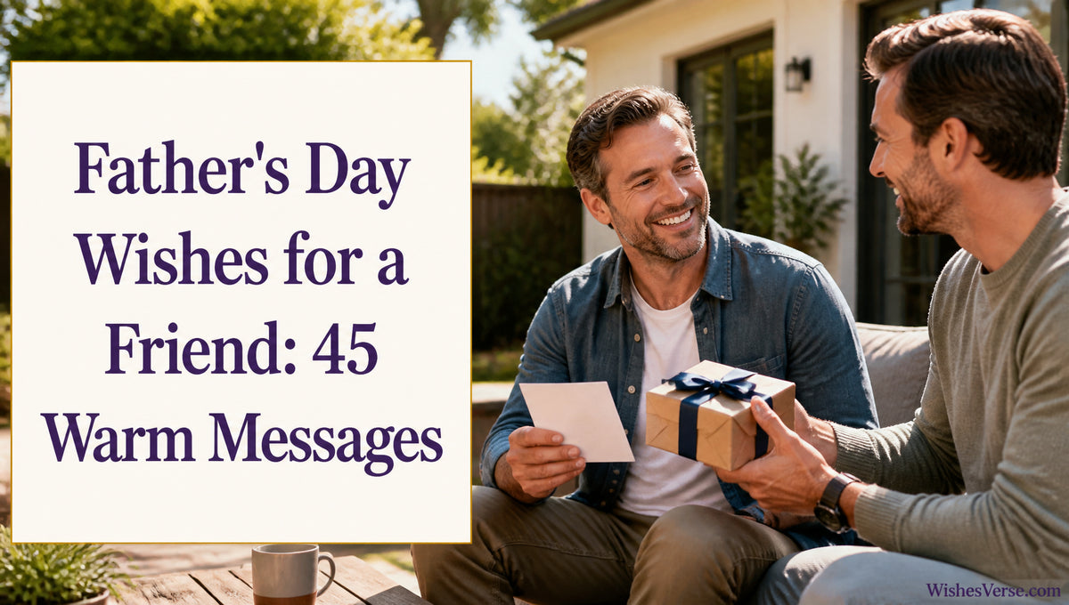 Father's Day Wishes for a Friend: 45 Warm Messages