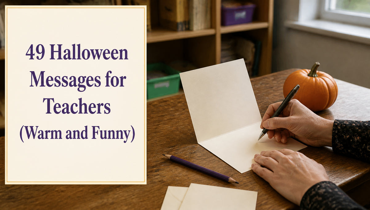 49 Halloween Messages for Teachers (Warm and Funny)