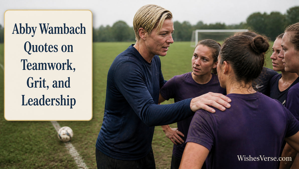 Abby Wambach Quotes on Teamwork, Grit, and Leadership
