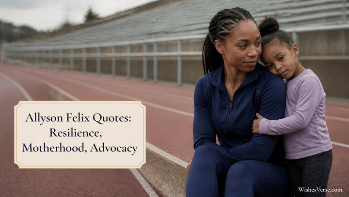 Allyson Felix Quotes: Resilience, Motherhood, Advocacy