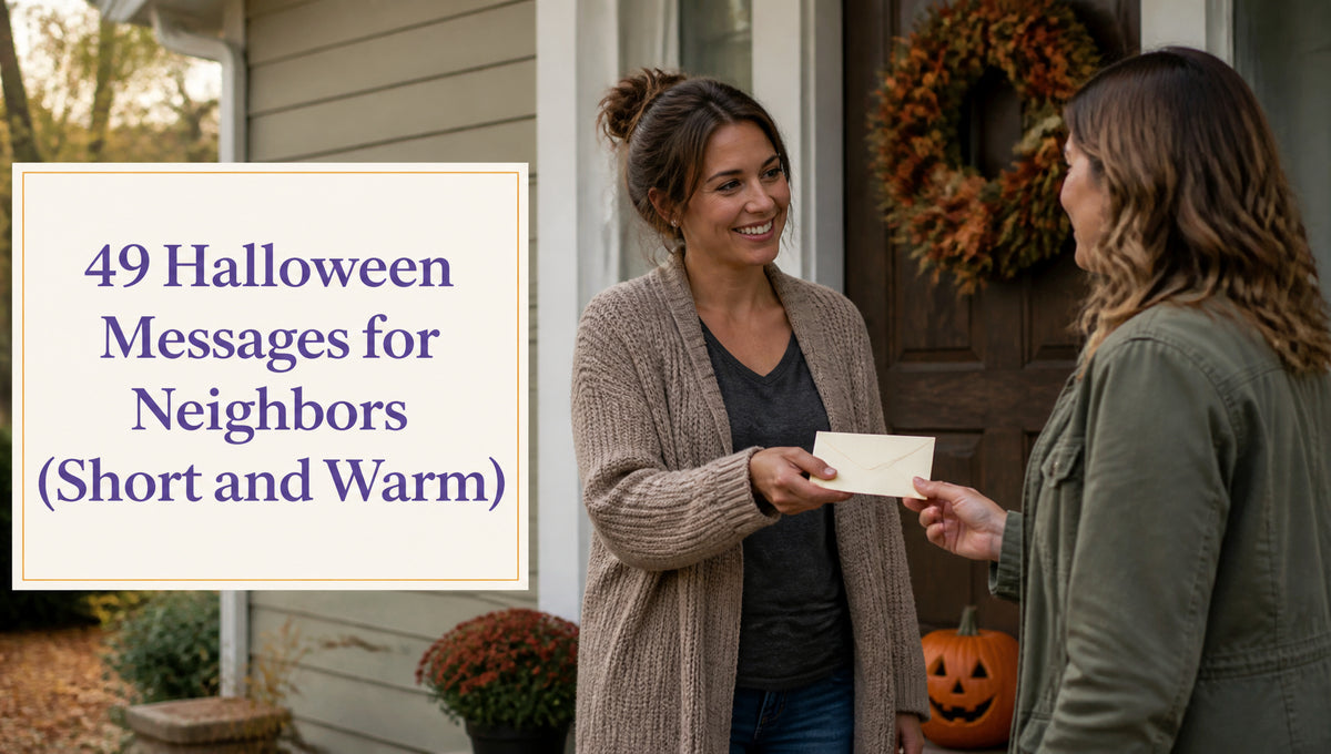 49 Halloween Messages for Neighbors (Short and Warm)