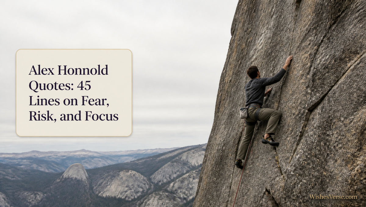Alex Honnold Quotes: 45 Lines on Fear, Risk, and Focus