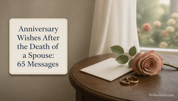Anniversary Wishes After the Death of a Spouse: 65 Messages