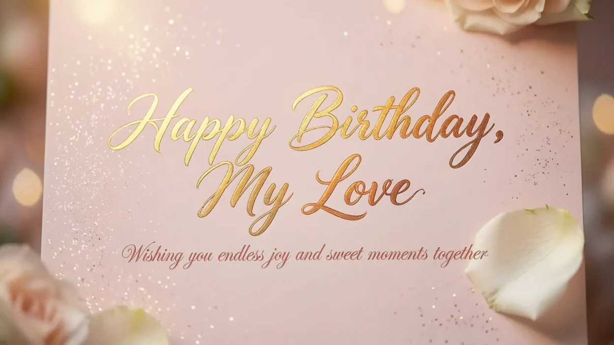 Romantic Birthday Wishe