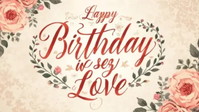 birthday wishes my love