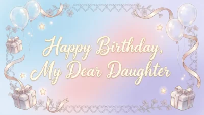 Birthday Wishes Daughter