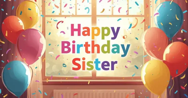 Birthday Wishes Sister