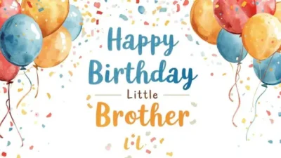 Birthday Wishes Little Brother