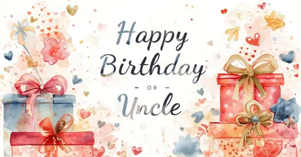 Birthday Wishes Uncle
