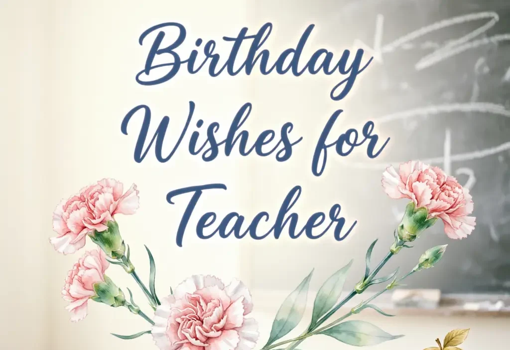 Birthday Wishes for Teacher