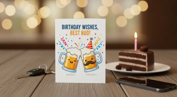 Birthday wishes best bud