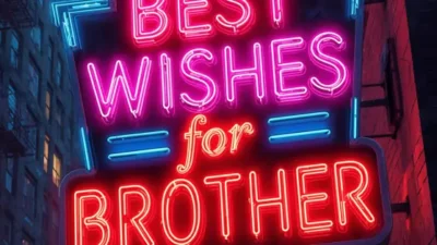 Best Wishes for Brother
